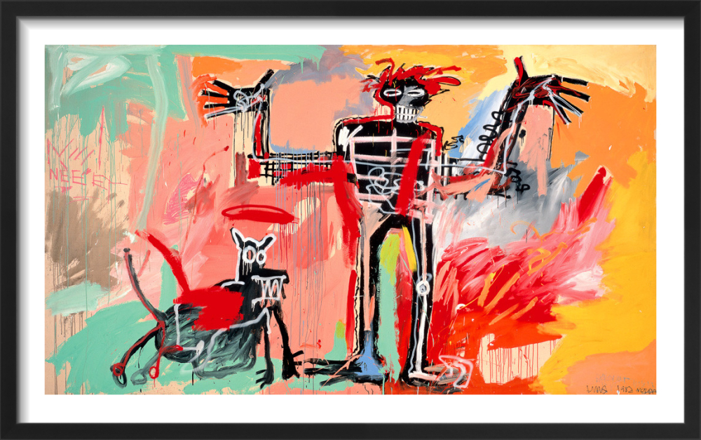 バスキア 「Boy and Dog in a Johnnypump, 1982」 Jean-Michel Basquiat Boy and Dog in a Johnnypump (1982