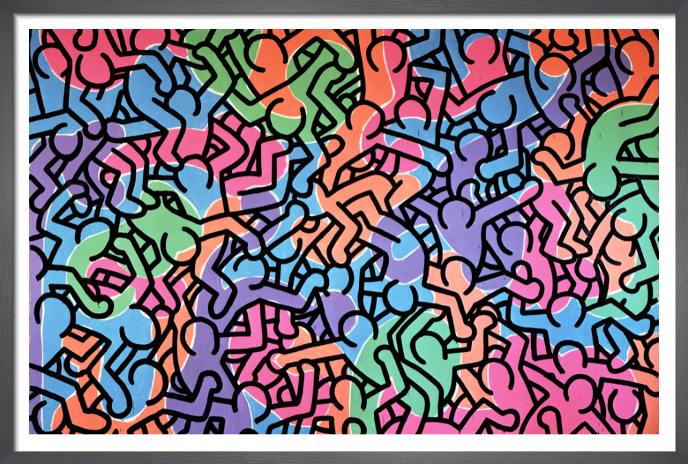 Untitled, 1985 (figures) Art Print by Keith Haring | King