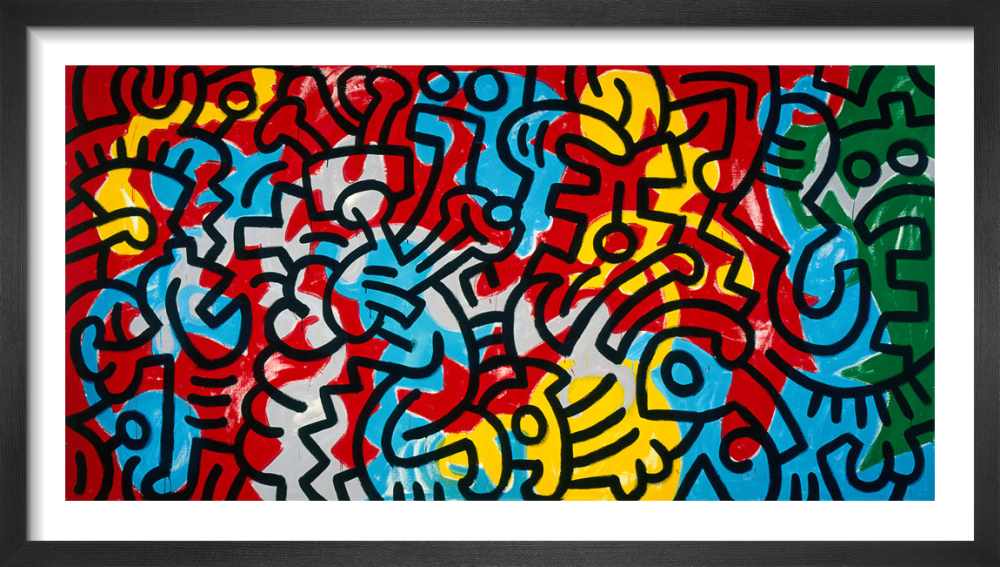 Untitled, 1985 (abstract) Art Print by Keith Haring | King
