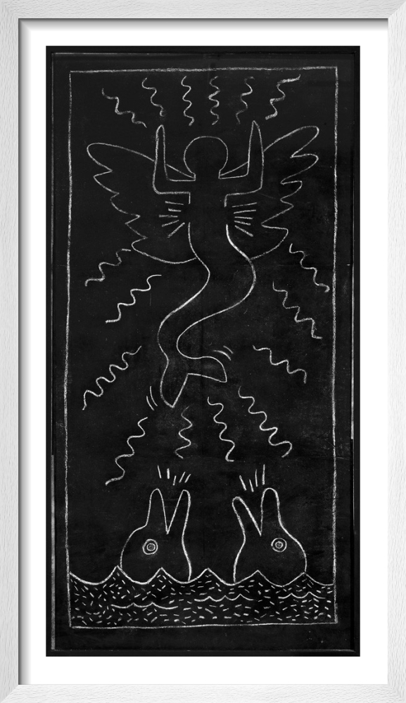 Untitled (subway Drawing) 13 Art Print by Keith Haring