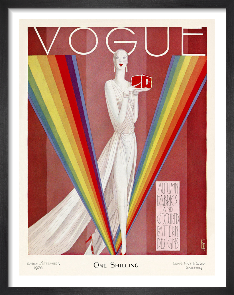 Vogue Early September 1926 Art Print by Eduardo Benito | King & McGaw