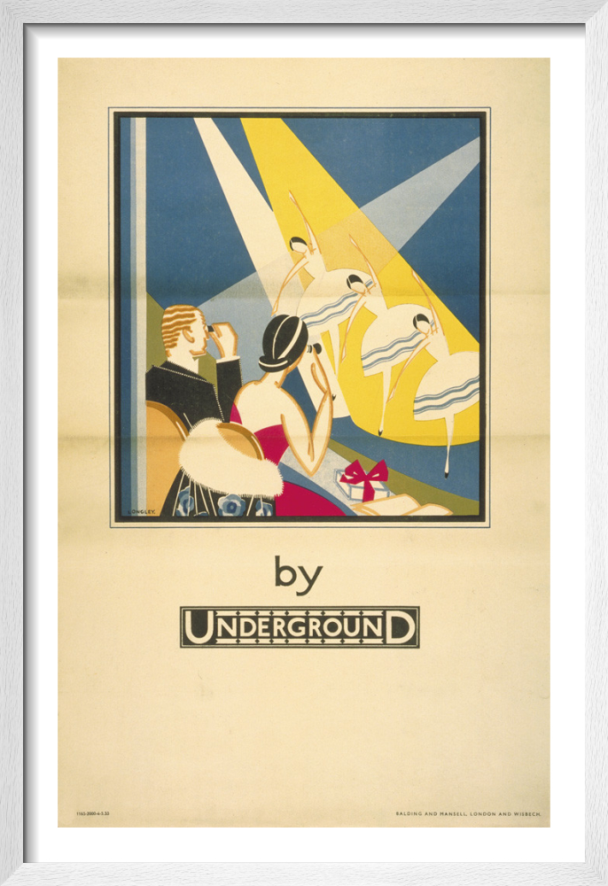Theatre by Underground, 1933 Art Print by Stanislaus Soutten