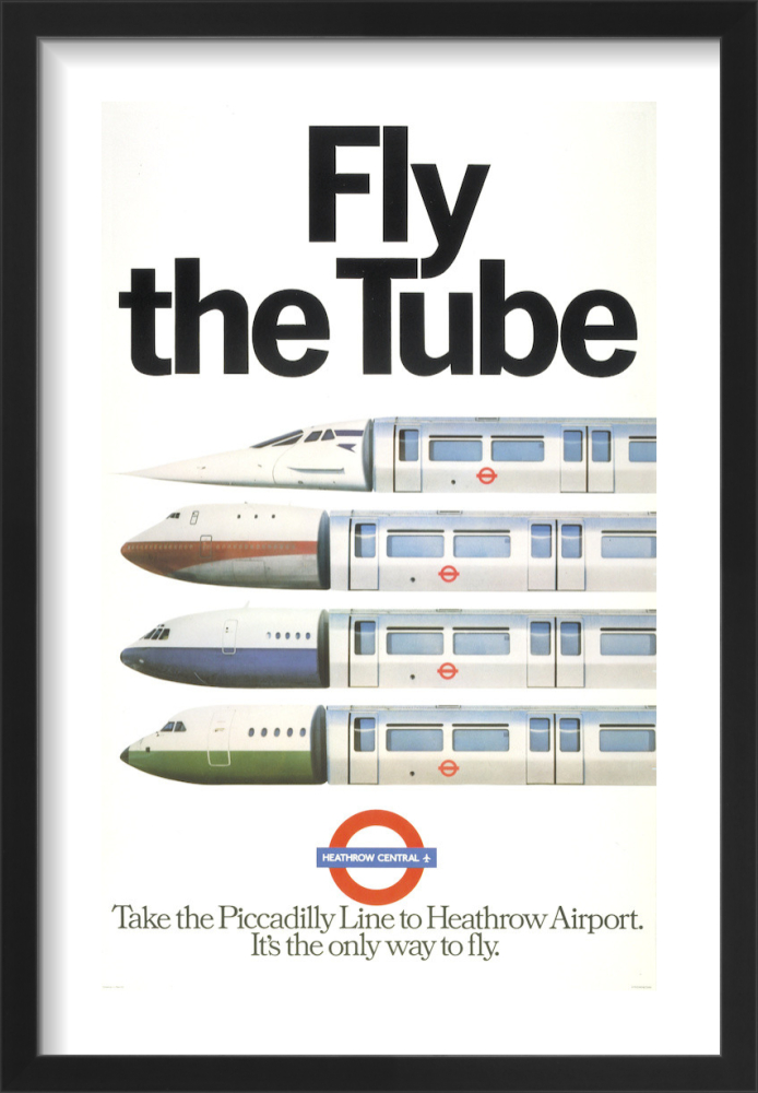 Fly the Tube, 1979 Art Print by Brian Watson and Peter Hobden (Foote, Cone  & Belding)
