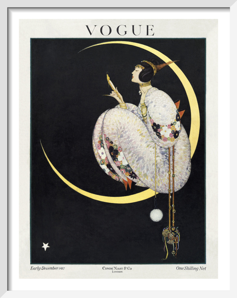 Vogue Early December 1917 Art Print by George Wolfe Plank | King