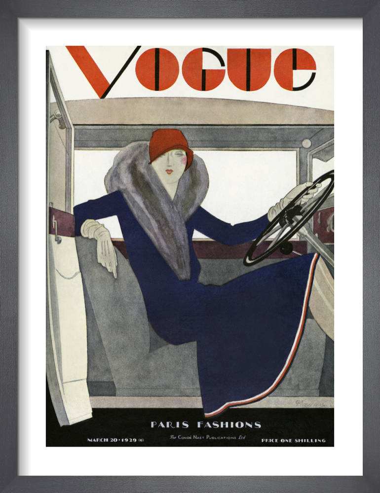 その他 Paris VOGUE covers Vintage Vogue Cover Poster Print Paris Spring/Summer