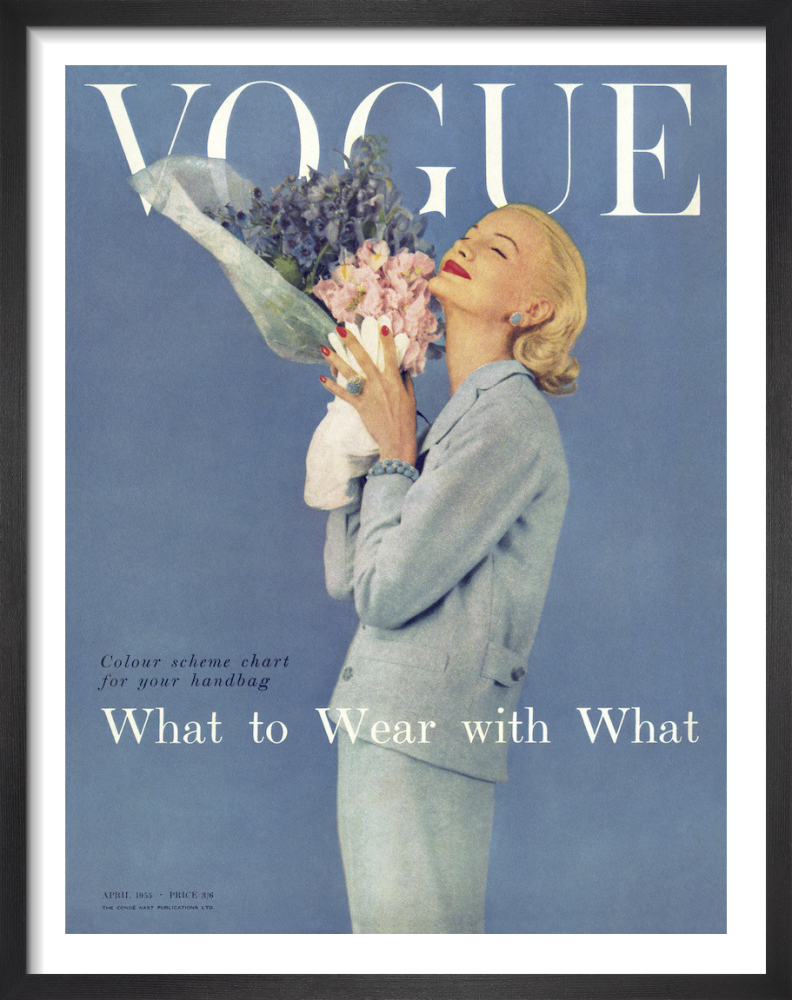 Vogue April 1955 Art Print by Karen Radkai | King & McGaw