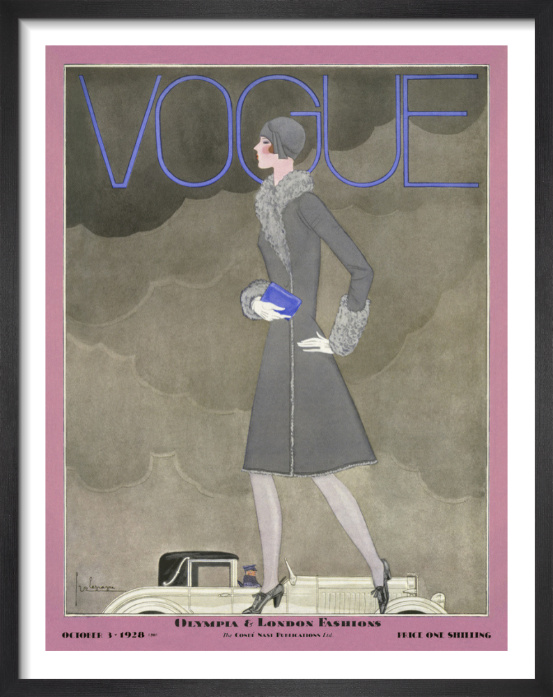 Vogue October 1928 Art Print by Georges Lepape | King & McGaw