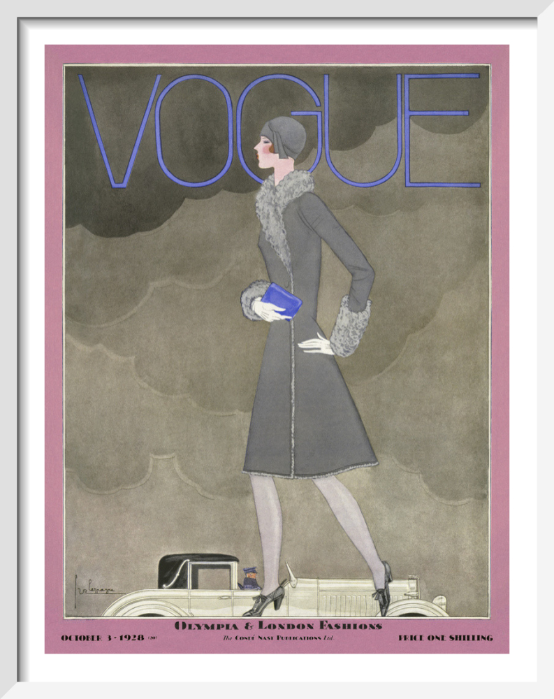 Vogue October 1928 Art Print by Georges Lepape | King & McGaw
