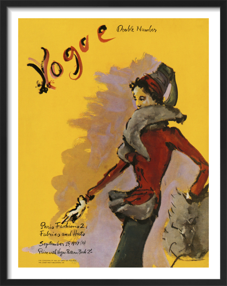 Vogue September 1937 Art Print by Christian Bérard | King & McGaw