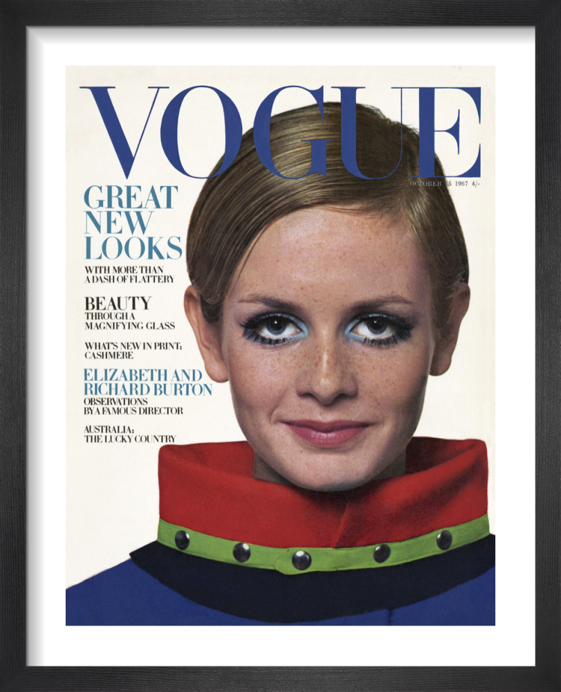 クラシック 1967 Vogue Magazine - Twiggy - 60th birthday