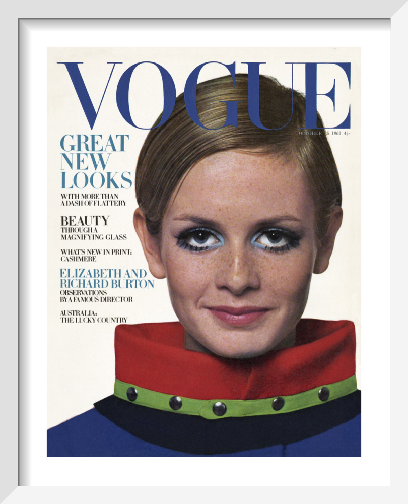 Vogue April 15 1967 Original Vintage Fashion Magazine Twiggy