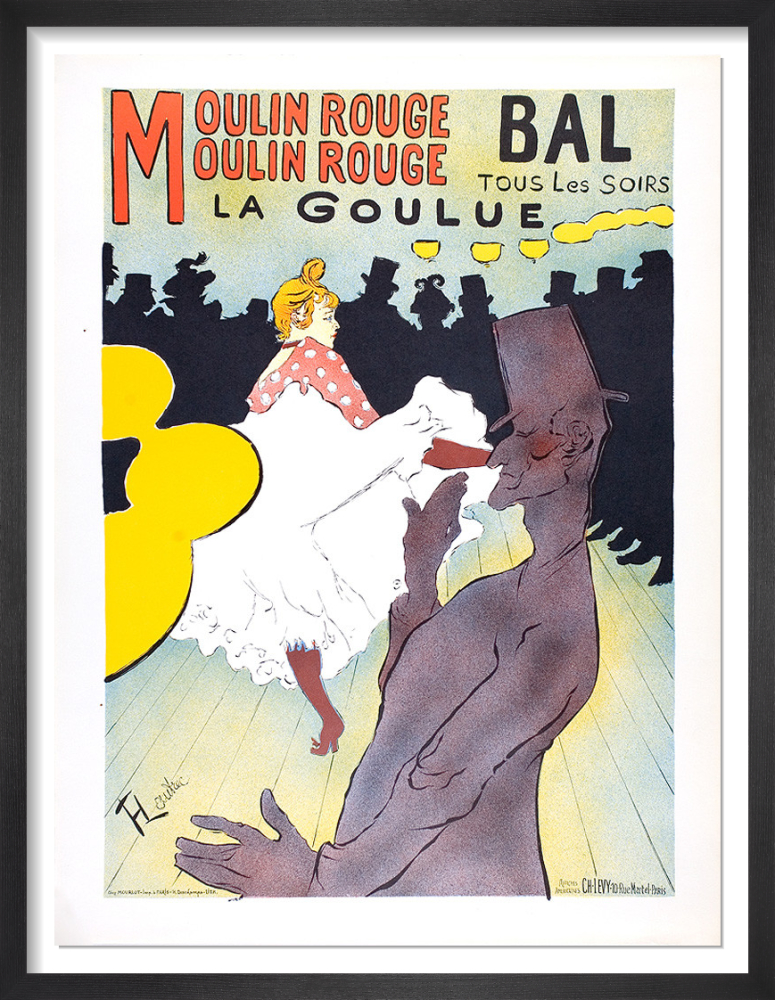 La Goulue, 1955 Rare Poster by Henri de Toulouse-Lautrec | King & McGaw