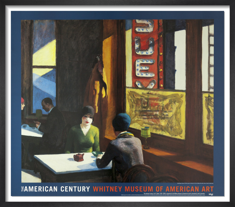 Chop Suey, 1929 Rare Poster by Edward Hopper King & McGaw