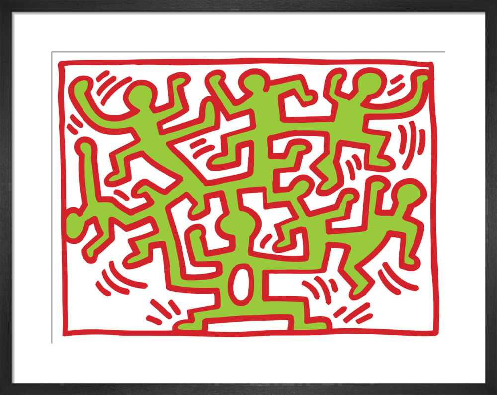 Growing, 1988 Art Print by Keith Haring | King & McGaw