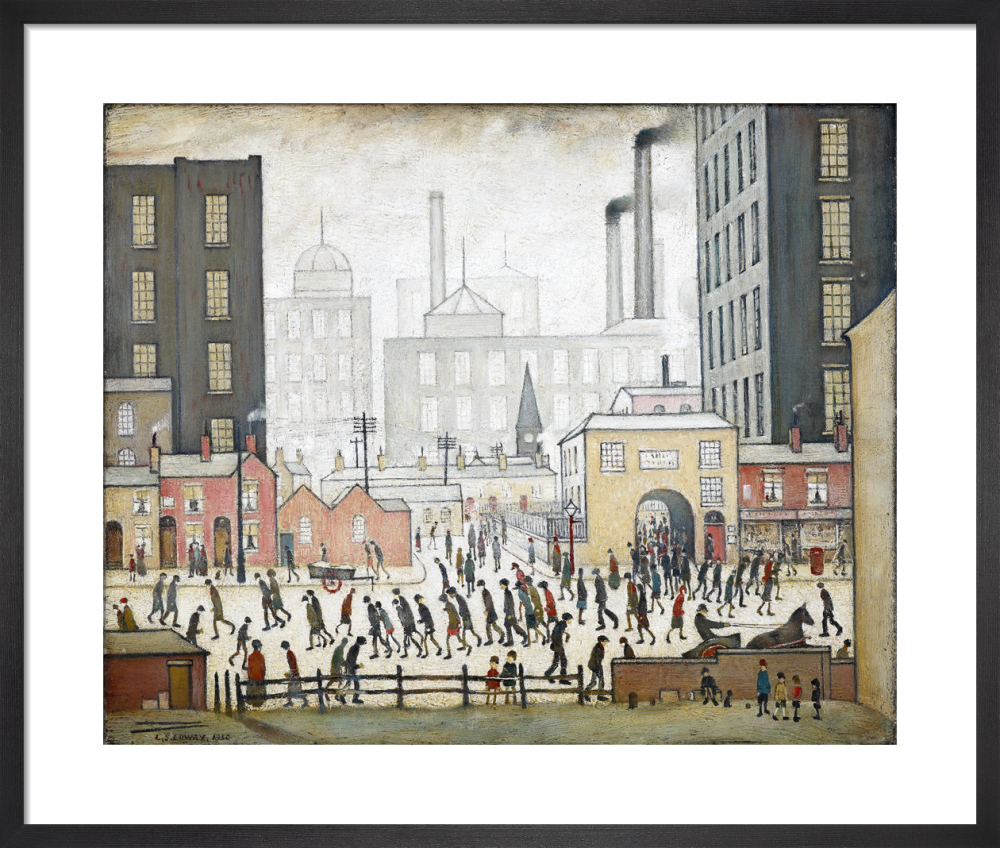 Coming From The Mill, 1930 Art Print By L.S. Lowry | King & McGaw