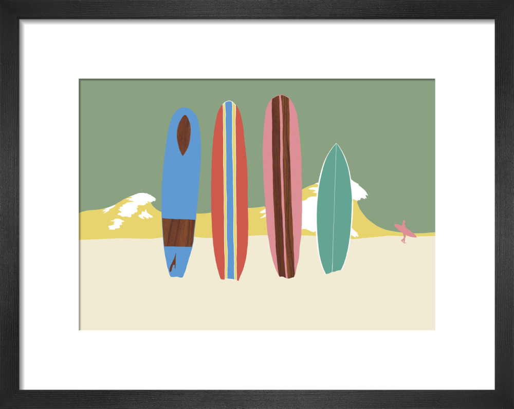 framed surf prints