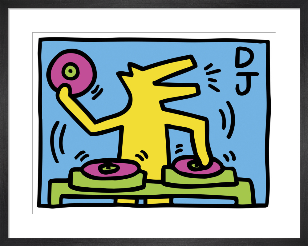 Untitled Dj 1983 Art Print By Keith Haring King And Mcgaw