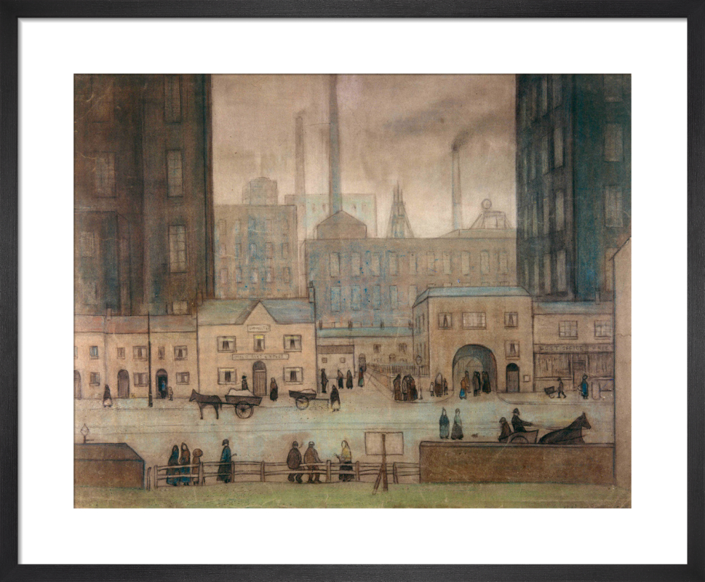 Coming From The Mill, C.1917-18 Art Print By L.S. Lowry | King & McGaw