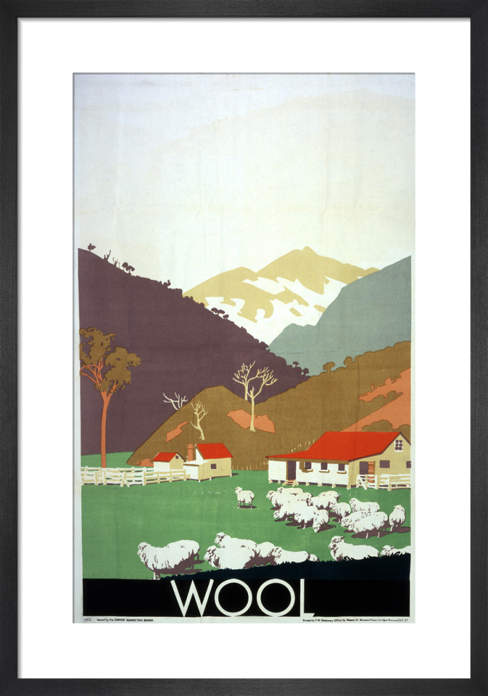 Empire Marketing Board - Wool Art Print by Frank Newbould | King & McGaw