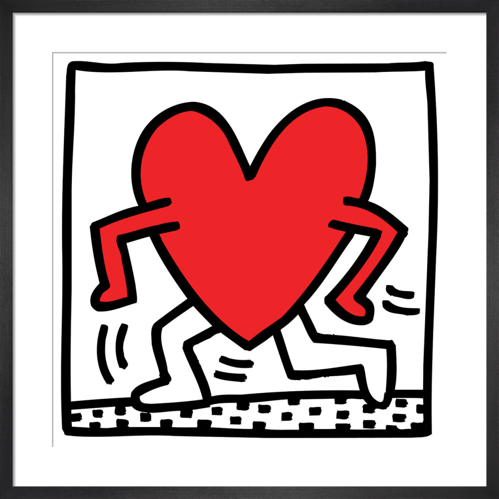 Untitled Heart Art Print By Keith Haring King Mcgaw