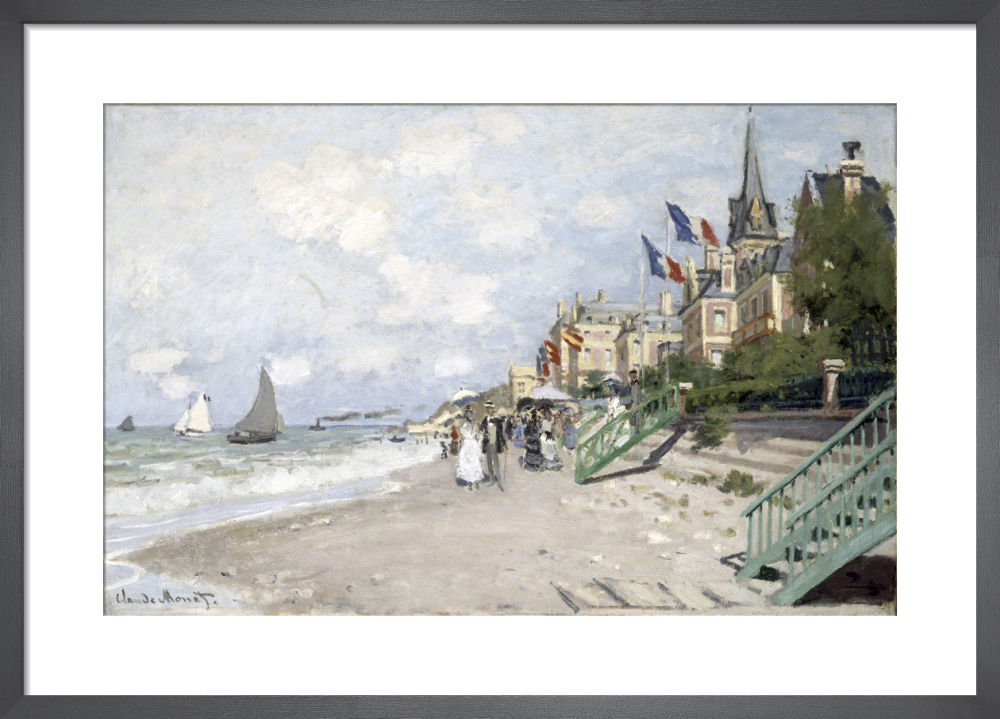 La Plage A Trouville 1870