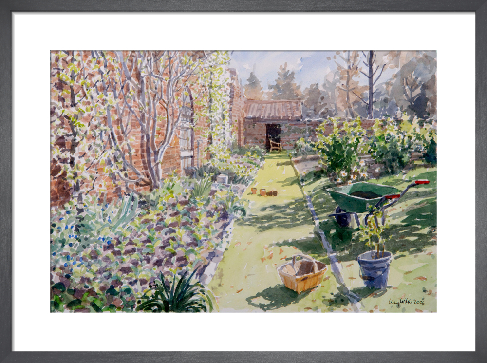 The Walled Garden Art Print By Lucy Willis King Mcgaw