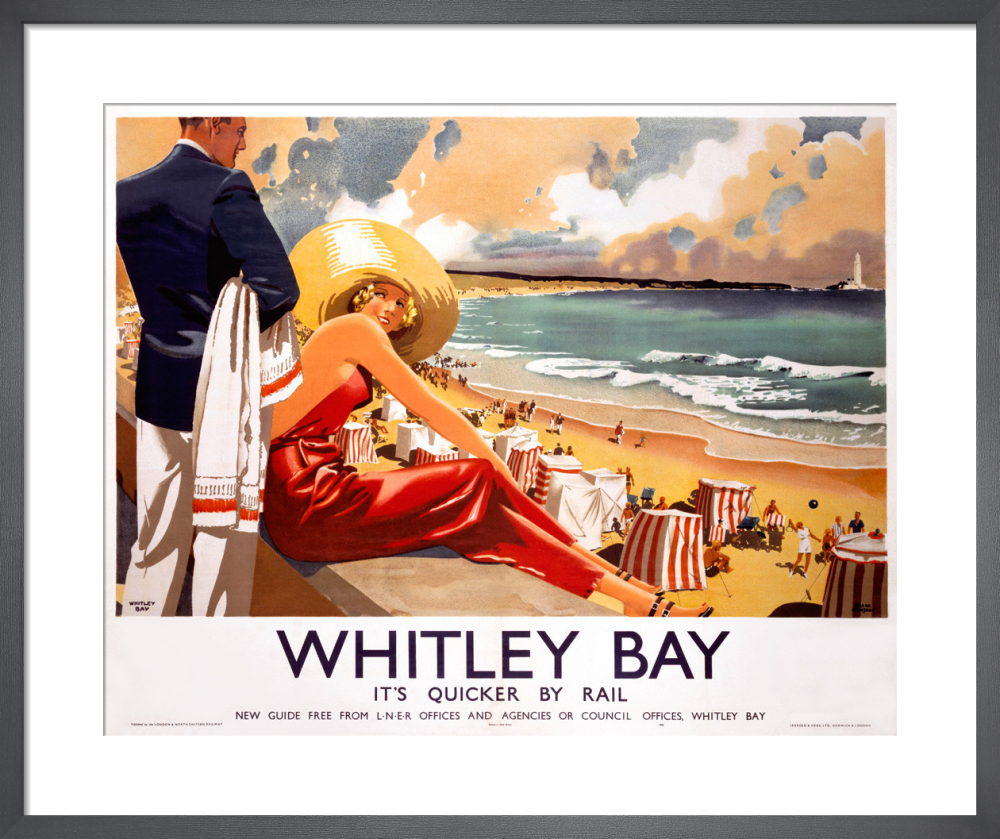 Whitley Bay Art Print by Frank Newbould | King & McGaw