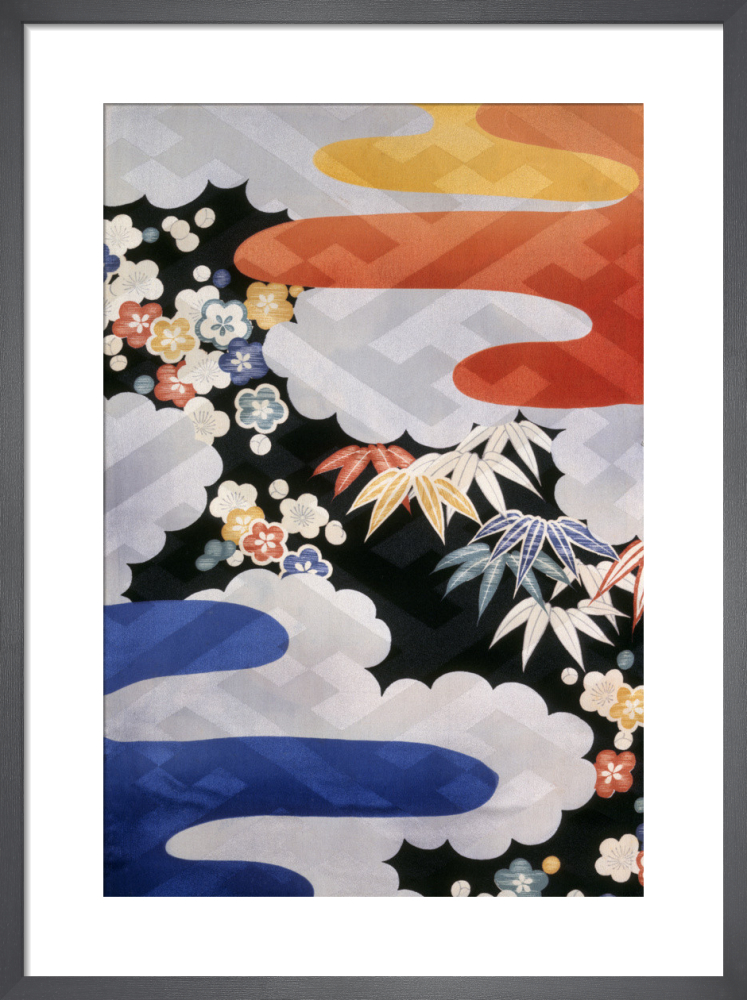 Plum Bamboo And Clouds Art Print From V A King Mcgaw