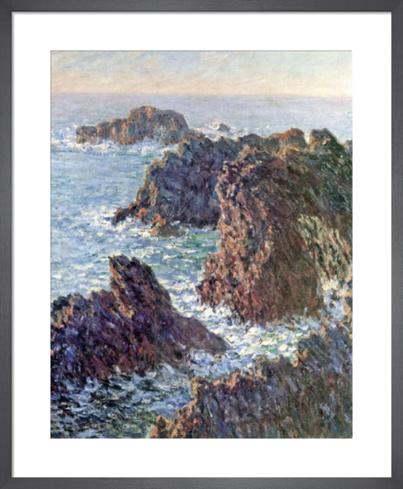 Rock Points at Belle-Ile, 1886 Art Print by Claude Monet | King & McGaw