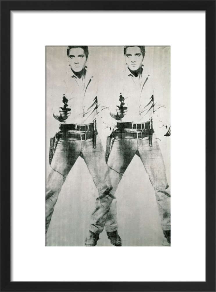 Double Elvis 1963 Art Print By Andy Warhol King Mcgaw