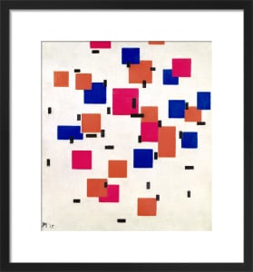 Composition in Colour B, 1917 Art Print by Piet Mondrian | King & McGaw