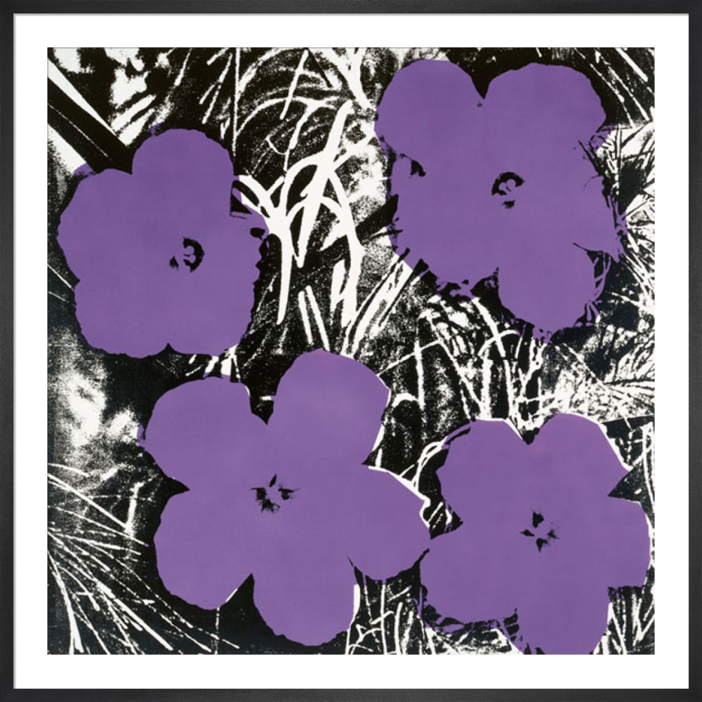 Flowers C 1964 4 Purple Art Print By Andy Warhol King Mcgaw