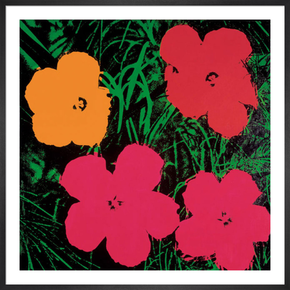 Flowers C 1964 1 Red 1 Yellow 2 Pink Art Print By Andy Warhol King Mcgaw