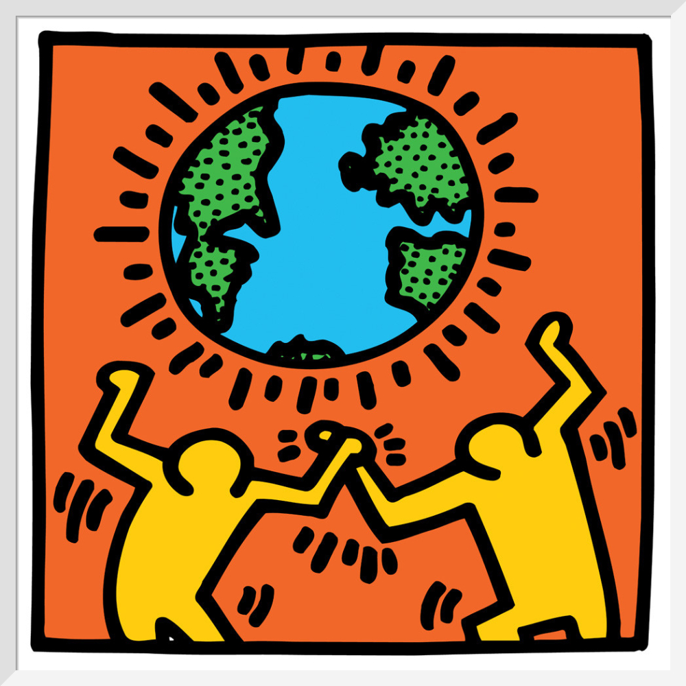 Untitled World Art Print By Keith Haring King Mcgaw