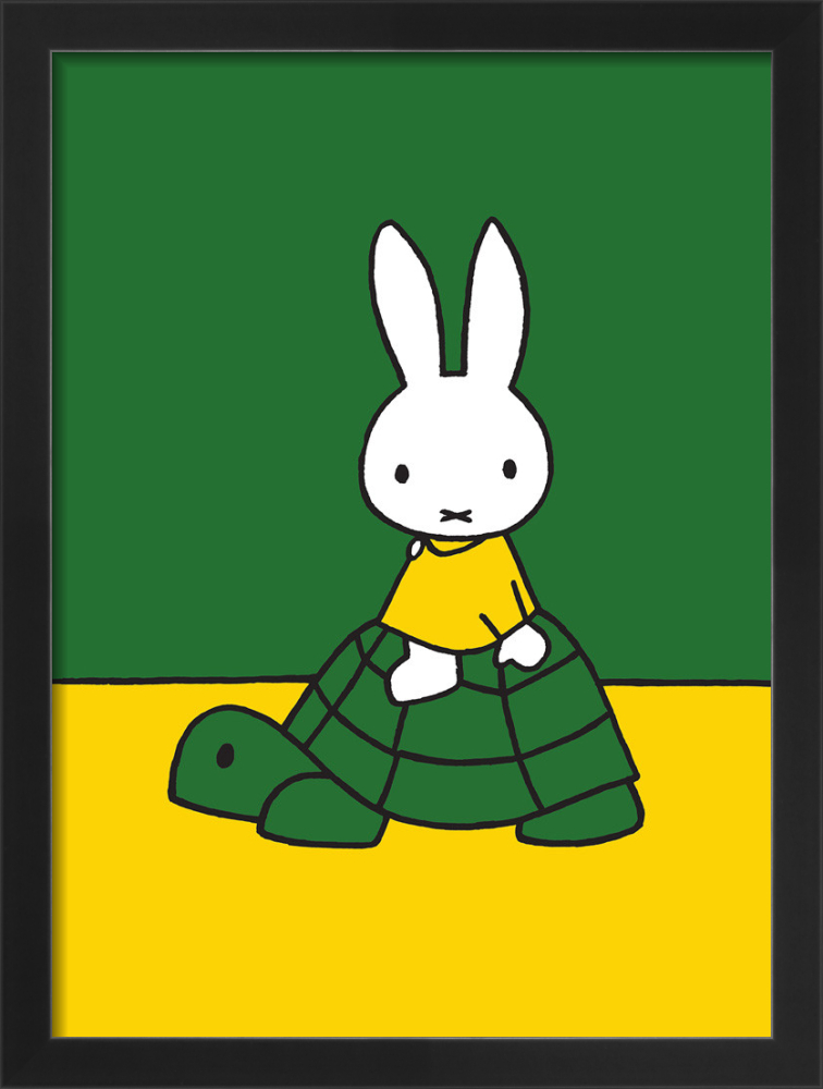 Miffy And Tortoise Art Print By Dick Bruna King Mcgaw