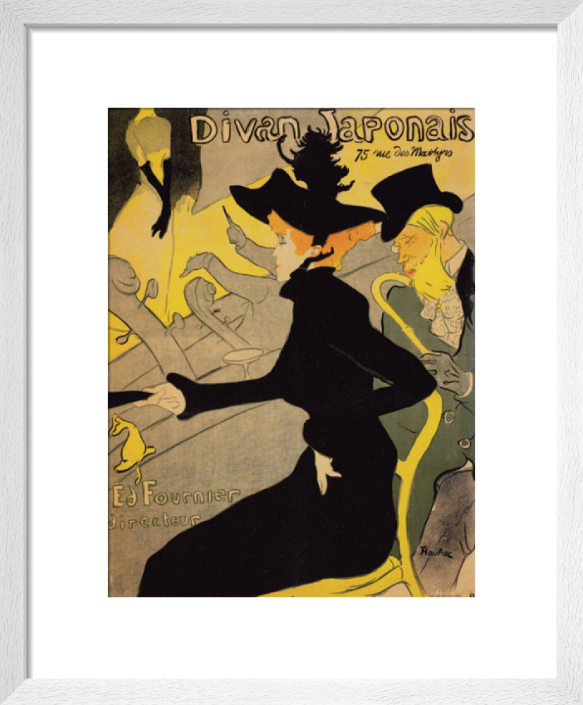 Le Divan Japonais Art Print by Henri de Toulouse-Lautrec | King