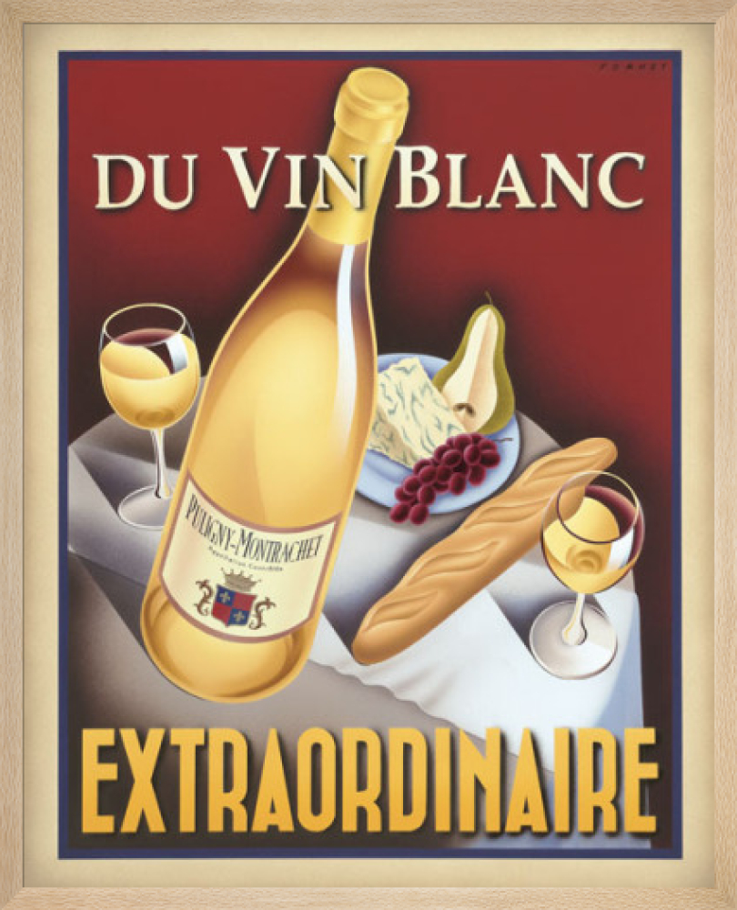 Du Vin Blanc Extraordinaire Art Print by Steve Forney | King & McGaw