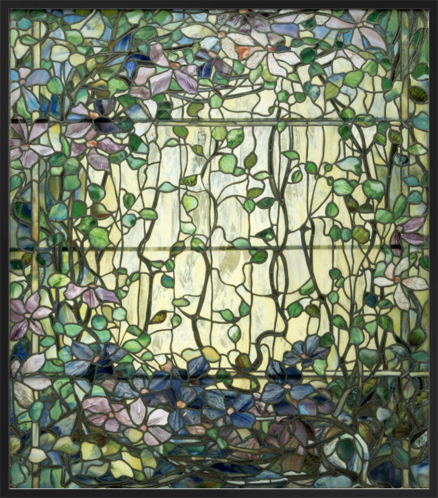Louis Comfort Tiffany Peacock I Stained Glass and Printing 