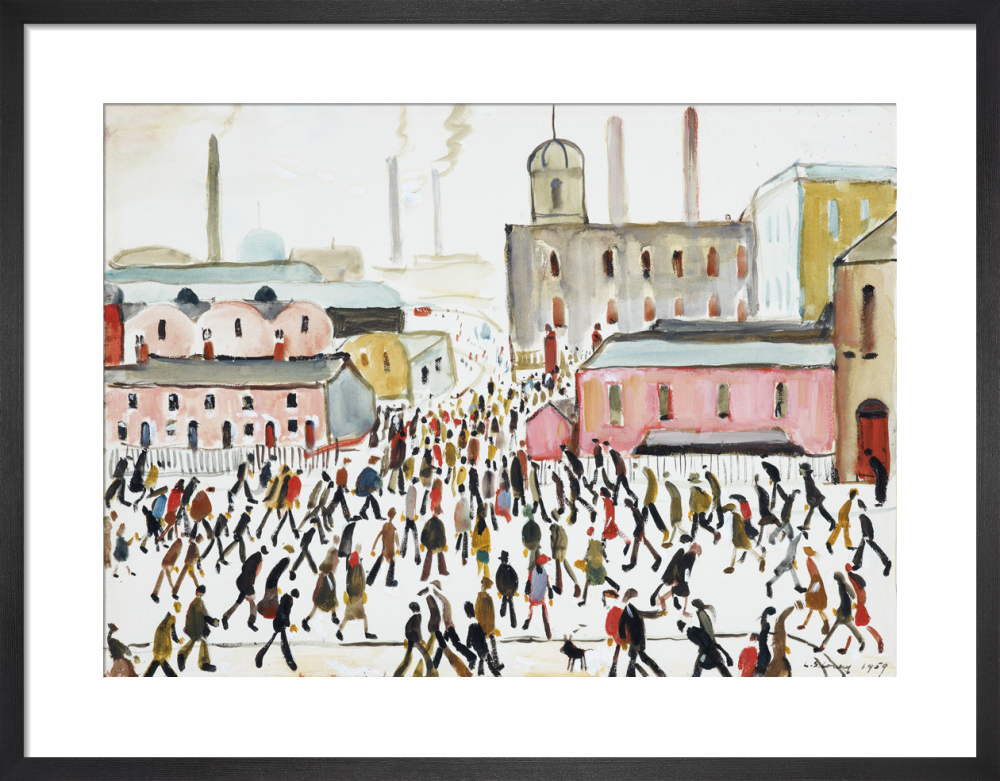 Going To Work, 1959 Art Print by L S Lowry | King & McGaw