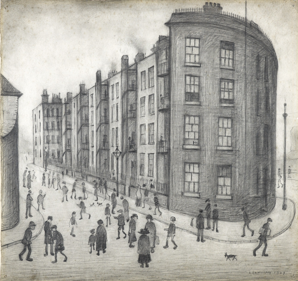 Oldfield Road Dwellings, 1929 Art Print By L.S. Lowry | King & McGaw