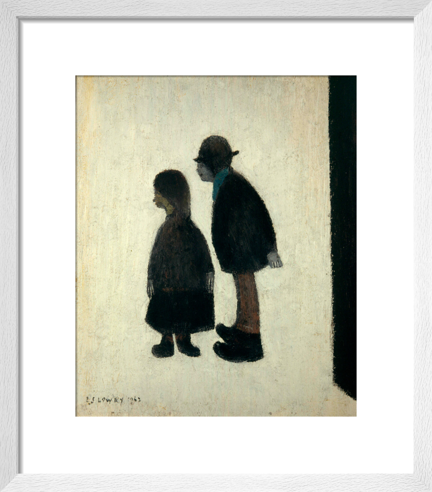 LS magazine imagesize Two People, 1962 Art Print by L.S. Lowry | King & McGaw