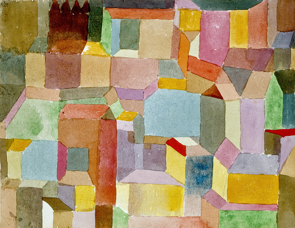 Mittelalterliche Stadt, 1915 Art Print by Paul Klee | King & McGaw