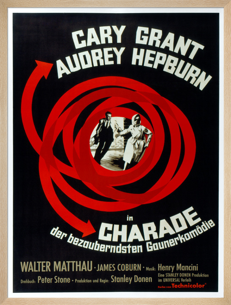 Charade Art Print by Cinema Greats