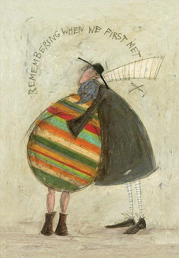 Remembering When We First Met Art Print by Sam Toft | King & McGaw