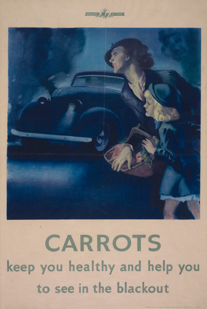 Carrots Keep You Healthy Art Print from Imperial War Museums King & McGaw