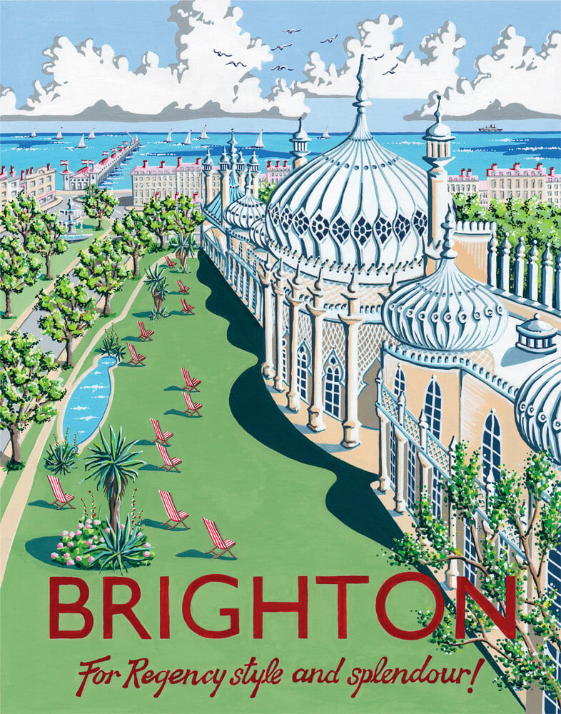 Brighton Pavilion Art Print by Kelly Hall | King & McGaw