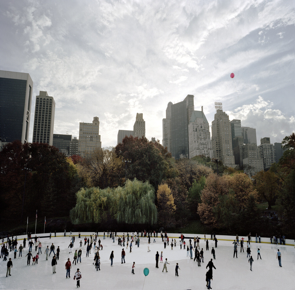 Central Park Ice Rink Art Print by Carl Lyttle | King & McGaw