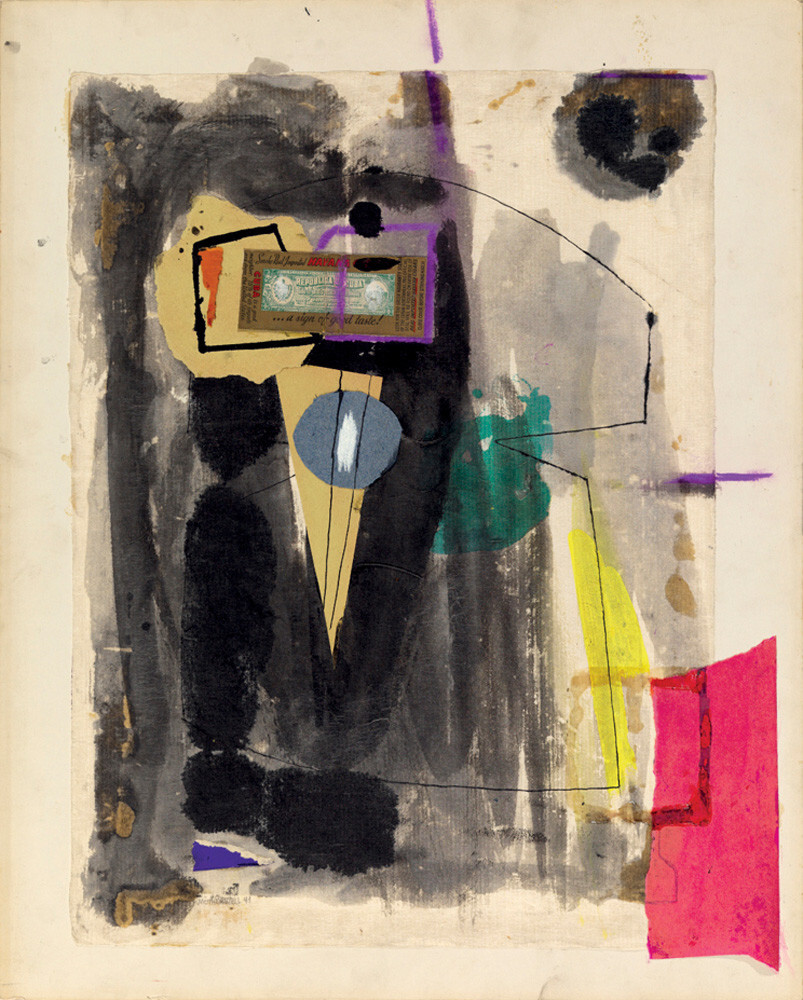 Robert Motherwell◾️美術絵画油絵 Untitled, 1943 Art Print by Robert Motherwell | King & McGaw