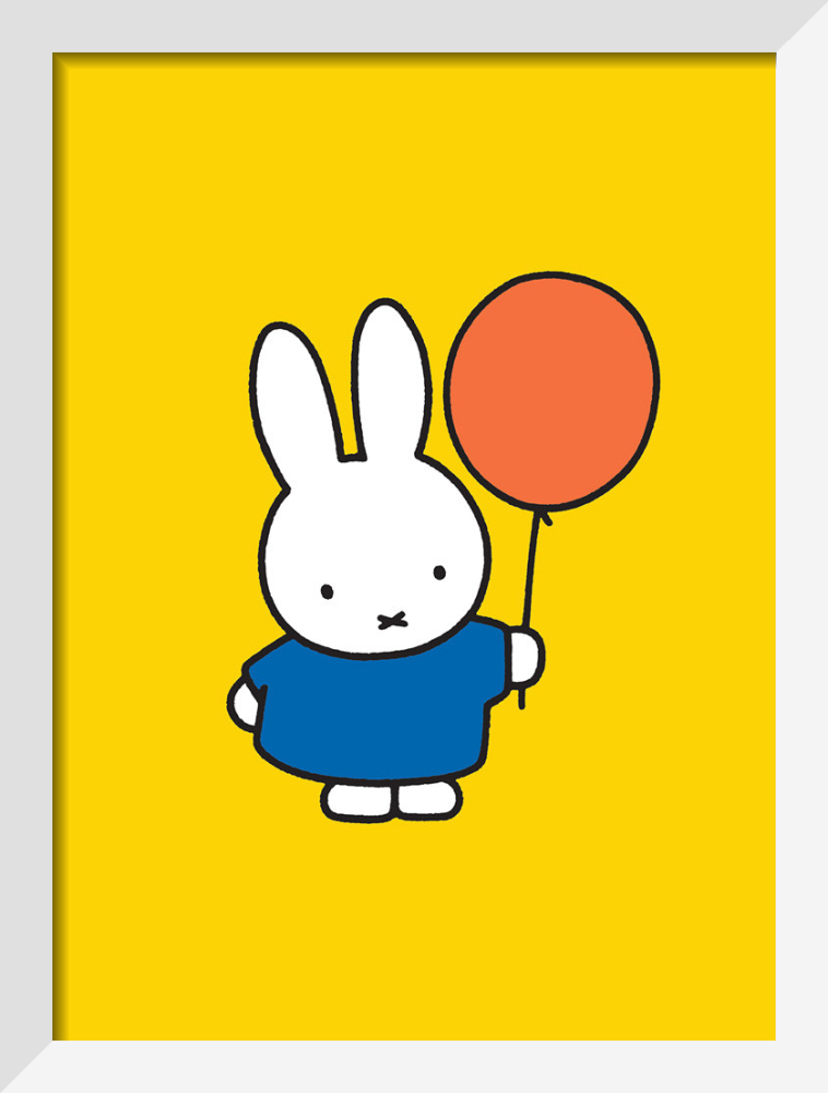 Miffy and Ducks Art Print by Dick Bruna