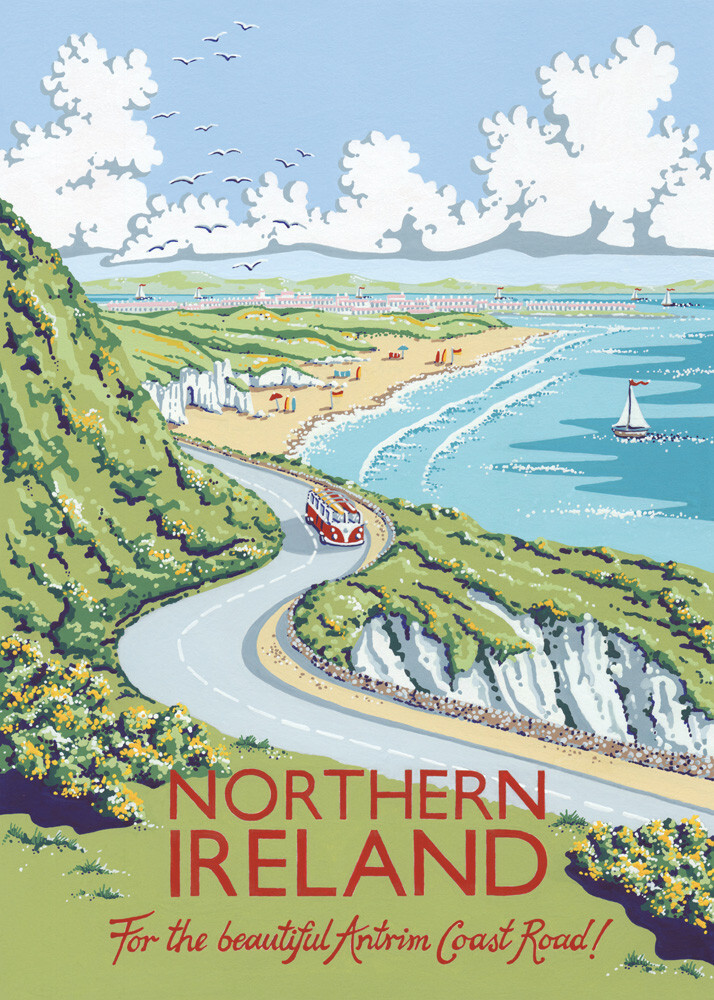 Northern Ireland Art Print by Kelly Hall King & McGaw